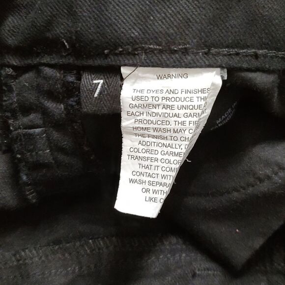 Empyre Eileen Checkerboard Stripe Black Mom Jeans Sz 7 - Picture 10 of 10